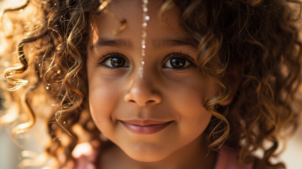 Routine enfant bouclé : douce et rapide pour des boucles saines